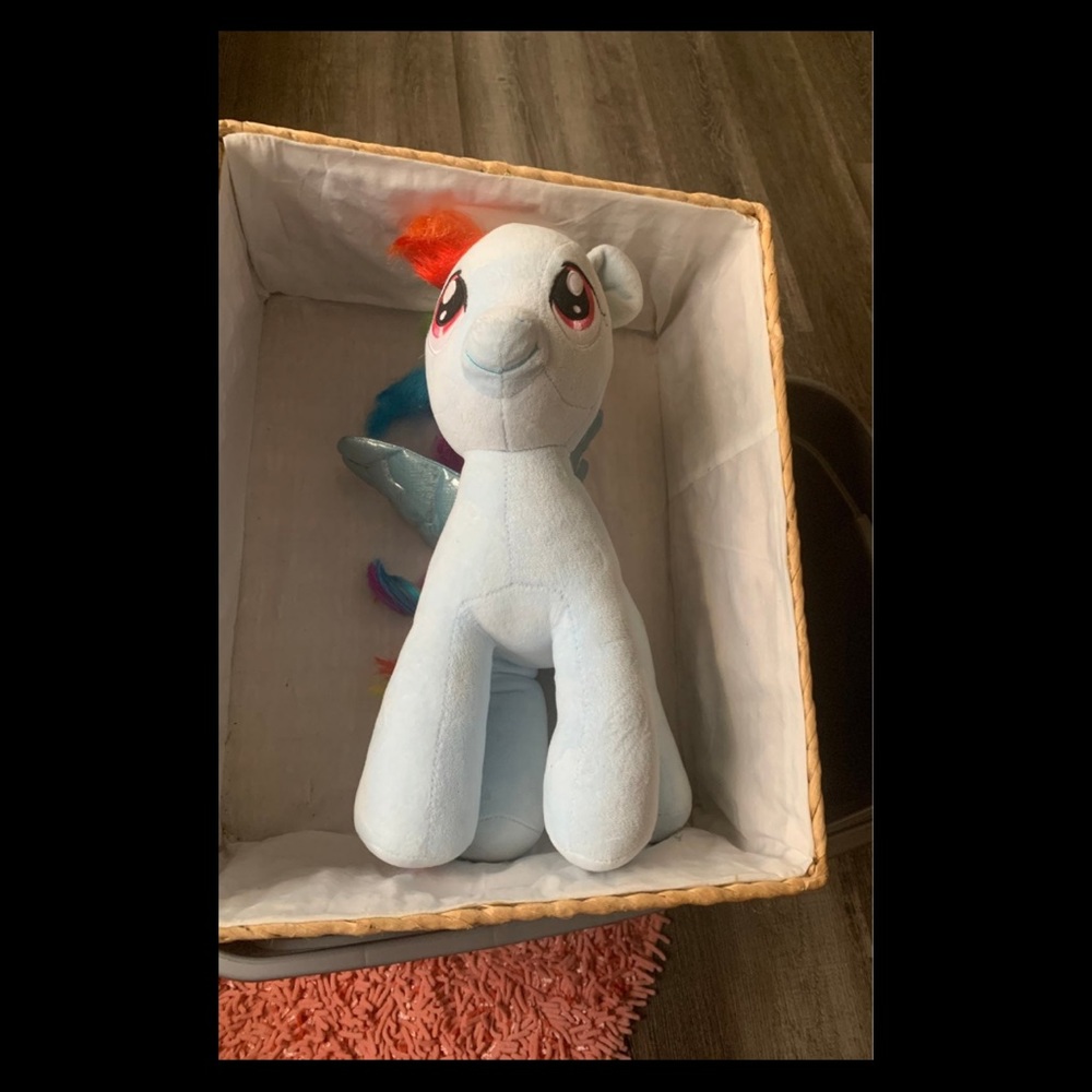 Build a Bear My Little Pony Rainbow Dash.